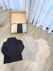 COMBO 3 ÁO DÀI GIỮ NHIỆT ĐEN BE GHI BÉ TRAI