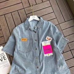 ÁO SƠ MI BÒ TAG HỒNG- xả 49k