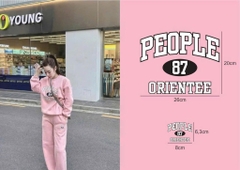 BỘ DÀI NỈ VẢI DƯ SỐ 87 MÀU HỒNG NỮ THU ĐÔNG