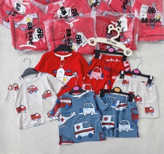 SET 3 BỘ CỘC Ô TÔ CỨU HOẢ BÉ TRAI SẴN (XẢ 99k)