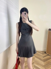 VÁY XẾP LI THIẾT KẾ NỮ SẴN(xả 99k)