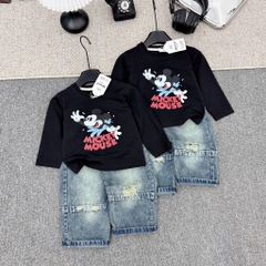 SET BỘ DÀI ÁO MICKEY QUẦN BÒ BÉ TRAI