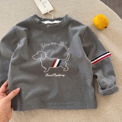 SET 3 ÁO ZIP LÔNG CHÓ THOM DÀI TAY BÉ TRAI