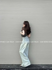 QUẦN JEAN NỮ SUÔNG TÚI NÂU NEW SẴN (xả 90k)