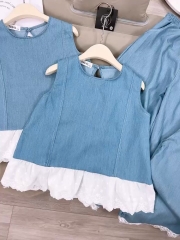 SET JEAN GIẤY BÉ GÁI SIZE ĐẠI SẴN