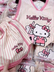 SET BỘ SÁT NÁCH HELLO KITTY HỒNG KẺ