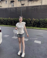 ÁO TAY BỒNG HAI LỚP NỮ SẴN