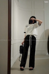 QUẦN VẢI SUÔNG DÂY DÚT NỮ