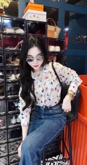 ÁO SƠ MI HOẠ TIẾT NỮ