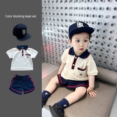 SET CỘC POLO PHỐI CỔ THAN VIỀN ĐỎ BÉ TRAI SẴN (SALE 59k)