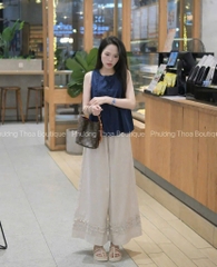 SET ÁO JEAN QUẦN SUÔNG NỮ SẴN(SALR 139k)