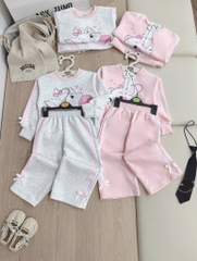 BỘ DÀI NỈ HAI DA MÈO MARIE HỒNG XÁM BÉ GÁI