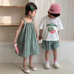 SET BỘ DƯA HẤU BÉ TRAI BÉ GÁI SẴN (SALE 49k)
