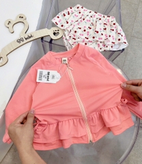 SET ĐỒ BƠI ÁO CAM CHÂN VÁY HOA BÉ GÁI (XẢ 56k)