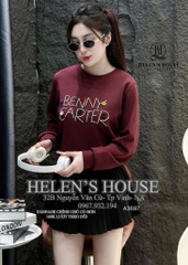 ÁO CARTER DÀI TAY THÊU HẠT MIX CÚC NỮ THU ĐÔNG (SALE 93k)