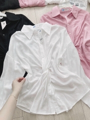 ÁO SƠ MI XOẮN EO 3 MẦU NỮ - (SALE 55k)- SẴN