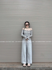 QUẦN JEAN KHÓI BẠC CN NỮ