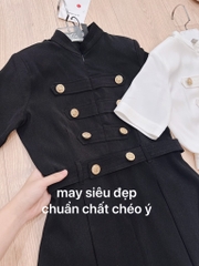 VÁY CÚC ĐỒNG CỔ TẦU ĐAI EO NỮ SẴN