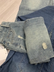 QUẦN JEAN NỮ SUÔNG RÁCH TÚI SAU SẴN (XẢ 79K )