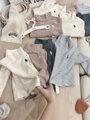 SET 4 ÁO GIỮ NHIỆT CỔ LỌ DÀI TAY BÉ TRAI