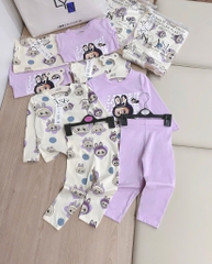 SET 2 BỘ COTTON LABUBUTHU ĐÔNG  BÉ GÁI (sale 79k)