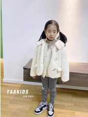 COMBO 4 QUẦN ZIP DÀI TONE GHI HỒNG BÉ GÁI