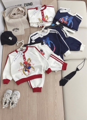 SET BỘ DÀI NỈ SIÊU NHÂN MARVAL 2 MÀU PHỐI BÉ TRAI