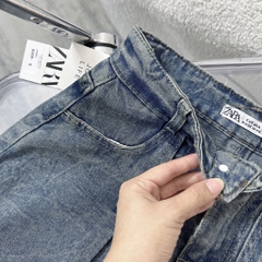 CHÂN VÁY BÒ XẾP LY TRƯỚC SẴN