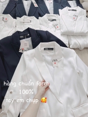ÁO VEST NỮ TAY XẾP LI ZARA LnH THU ĐÔNG (SALE 170k)