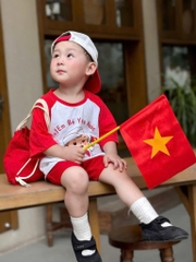 SET EM BÉ YÊU NƯỚC ĐỎ BÉ TRAI BÉ GÁI