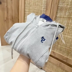BỘ DÀI TĂM MŨ THÊU MÈO MÀU XÁM NỮ THU ĐÔNG SẴN