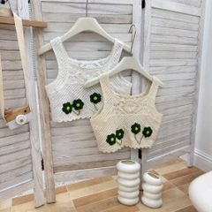 ÁO BA LỖ REN HOA NỮ