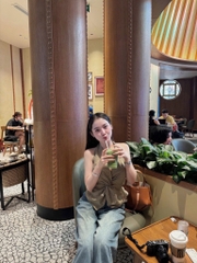 QUẦN BAGGY BÒ NỮ TÚI CÚC