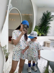 SET LV MẸ CON HOẠ TIẾT ĐA SẮC SẴN(XẢ MẸ 69k Con40k)