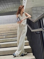 SET VEST SÁT NÁCH QUẦN DÀI NỮ SẴN(XẢ 99k)