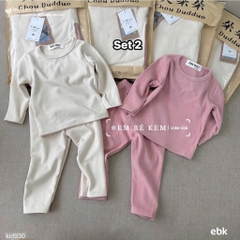 SET BỘ ZIP LÔNG CHOU DUDDO BÉ TRAI BÉ GÁI