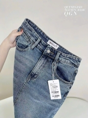 CHÂN VÁY JEAN NỮ WHOAU XẺ SAU DÁNG DÀI SẴN(SALE 149k)