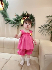 SET 2 BỘ 2 DÂY BÈO ĐÍNH HOA BÉ GÁI SẴN (SALE 95k)