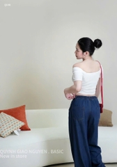 QUẦN BÒ SUÔNG XANH CHUN SAU 1 CÚC NỮ SẴN (SALE 105k)