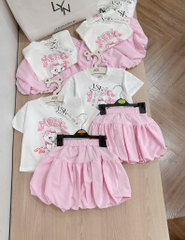 SET VÁY BÍ MÈO BÉ GÁI ( xả 35k)