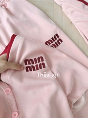 SET MIN MIN PHỐI CỔ V THÊU NỮ (LOAD LẠI GIÁ)