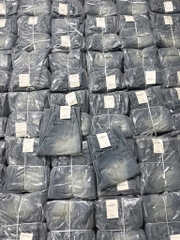 QUẦN SUÔNG JEAN NỮ PHỐI ĐỈA ĐỎ SẴN