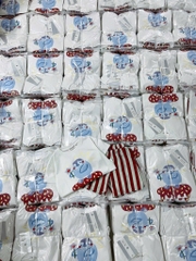SET ÁO PHÔNG QUẦN ĐỎ BÉ TRAI SẴN ( xả 45k) )