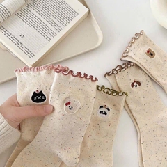 ĐỒ LÓT - SET 10 ĐÔI TẤT NỮ MẪU ĐỘNG VẬT SIÊU CƯNG