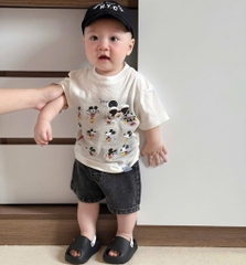 SET BỘ ÁO THUN MICKEY QUẦN ĐÙI BÒ BÉ TRAI(XẢ 59k)