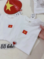 ÁO PHÔNG LOGO CỜ VN CHO BÉ TRAI GÁI
