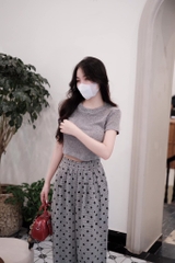 SET ÁO TĂM PHỐI QUẦN CHẤM BI NỮ