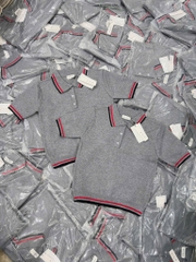 ÁO POLO LEN XÁM VIỀN SỌC NỮ SẴN ( SALE 110k)