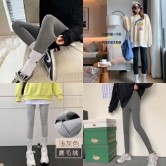 QUẦN LEGGING TĂM NỮ LÓT NỈ THẦN THÁNH 3M THU ĐÔNG