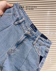 QUẦN SHORT JEAN NỮ XANH THÊU NGỰA SẴN (SALE 109k)